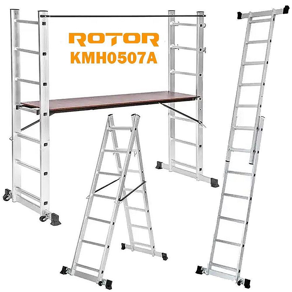 Алуминиево Скеле,2х7 Стъпала- 330 см