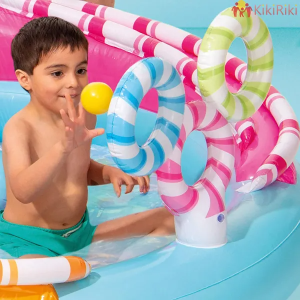 Детски Център за Игра с Пързалка Intex Candy Zone