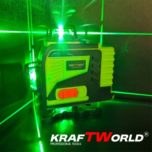 4D Лазерен Нивелир KRAFT WORLD с 16 Линии Самонивелиращ се