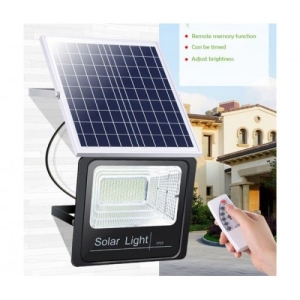 LED Прожектор 150W със Соларен Панел и Дистанционно