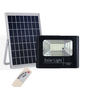 LED Прожектор 150W със Соларен Панел и Дистанционно