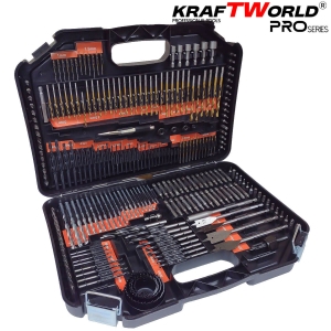 Комплект Битове и Свредла 246 Части в Куфар KRAFT WORLD