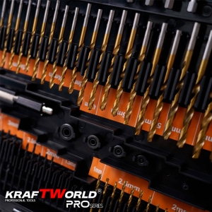 Комплект Битове и Свредла 246 Части в Куфар KRAFT WORLD