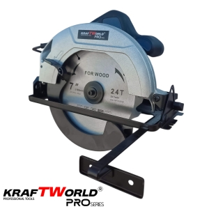 Електрически Ръчен Циркуляр 1600 W, Диск 190mm, Регулируем Ъгъл 45 KRAFT WORLD