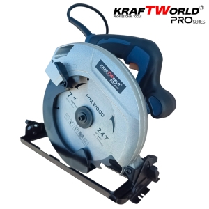 Електрически Ръчен Циркуляр 1600 W, Диск 190mm, Регулируем Ъгъл 45 KRAFT WORLD