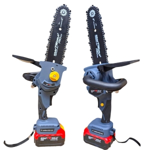 Акумулаторна Резачка 8″ с 2 Батерии и 2 Вериги