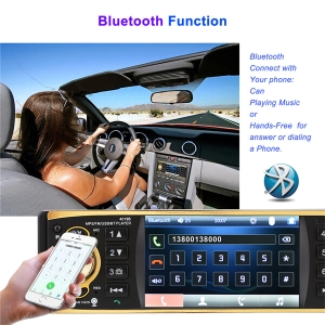 Авто Плеър MP5 ,1DIN, Дисплей 4 инча, Bluetooth + Дистанционно за Волан 4019B