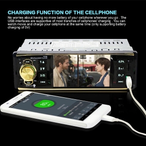 Авто Плеър MP5 ,1DIN, Дисплей 4 инча, Bluetooth + Дистанционно за Волан 4019B
