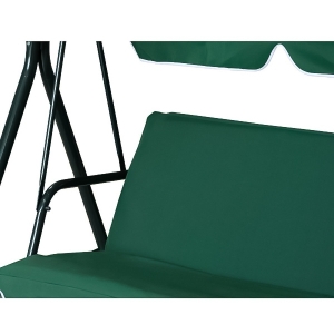 Триместна Градинска Люлка с Възглавница 260кг GREEN