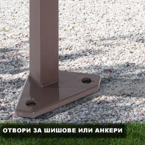Луксозна Шестоъгълна Градинска Шатра 3.6м – Павилион с Мрежи против Насекоми и UV50+ Защита